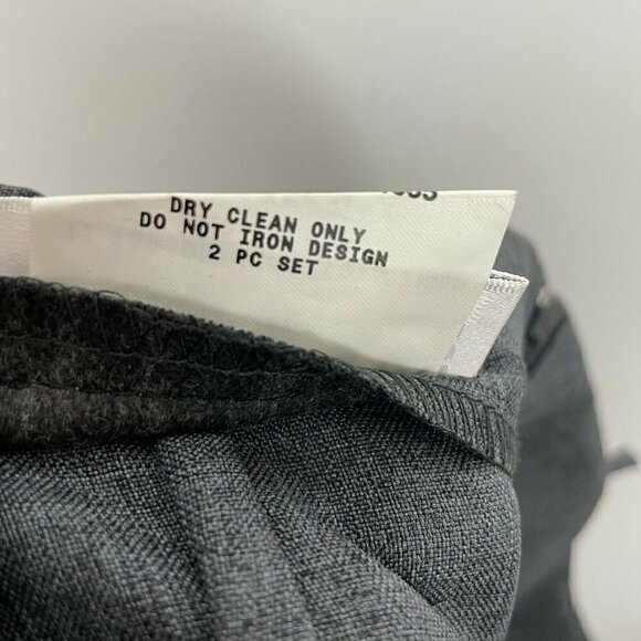 Byer Too! Y2K Gray Mini Party Evening Dress Size 9 Vintage Embroidered - Picture 5 of 6